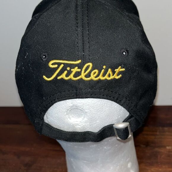 Pittsburgh Pirates Hat Cap Embroidered Black Golf Baseball Mens Sewn Titleist - Picture 4 of 5
